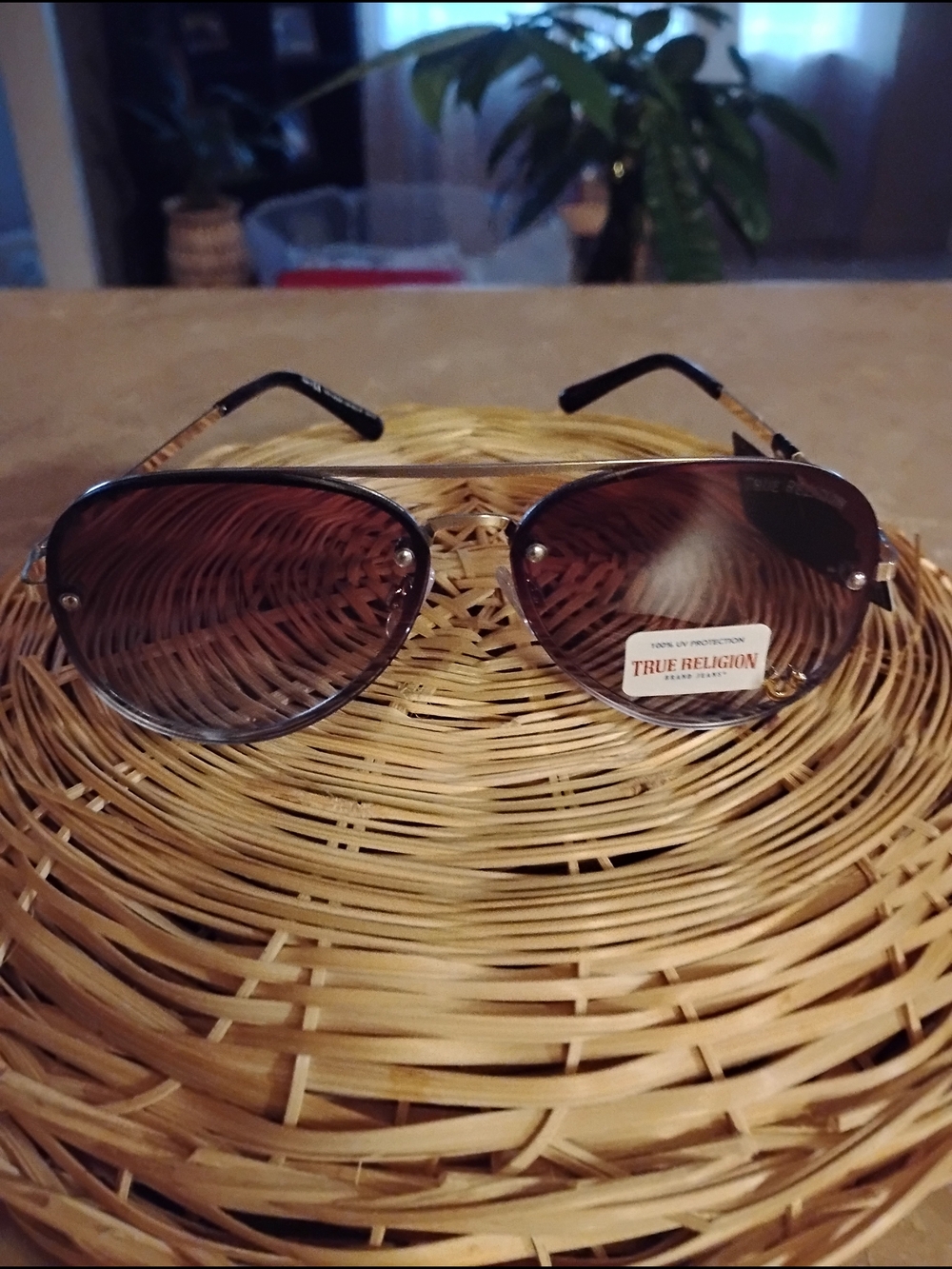 New True Religion Womens Aviator Sunglasses